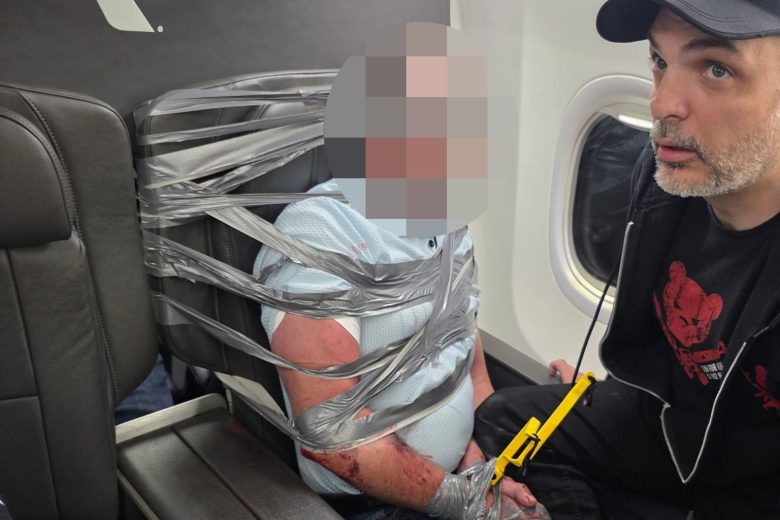 Disruptive passenger duct-taped to first-class seat as plane makes emergency landing at BWI Marshall Airport